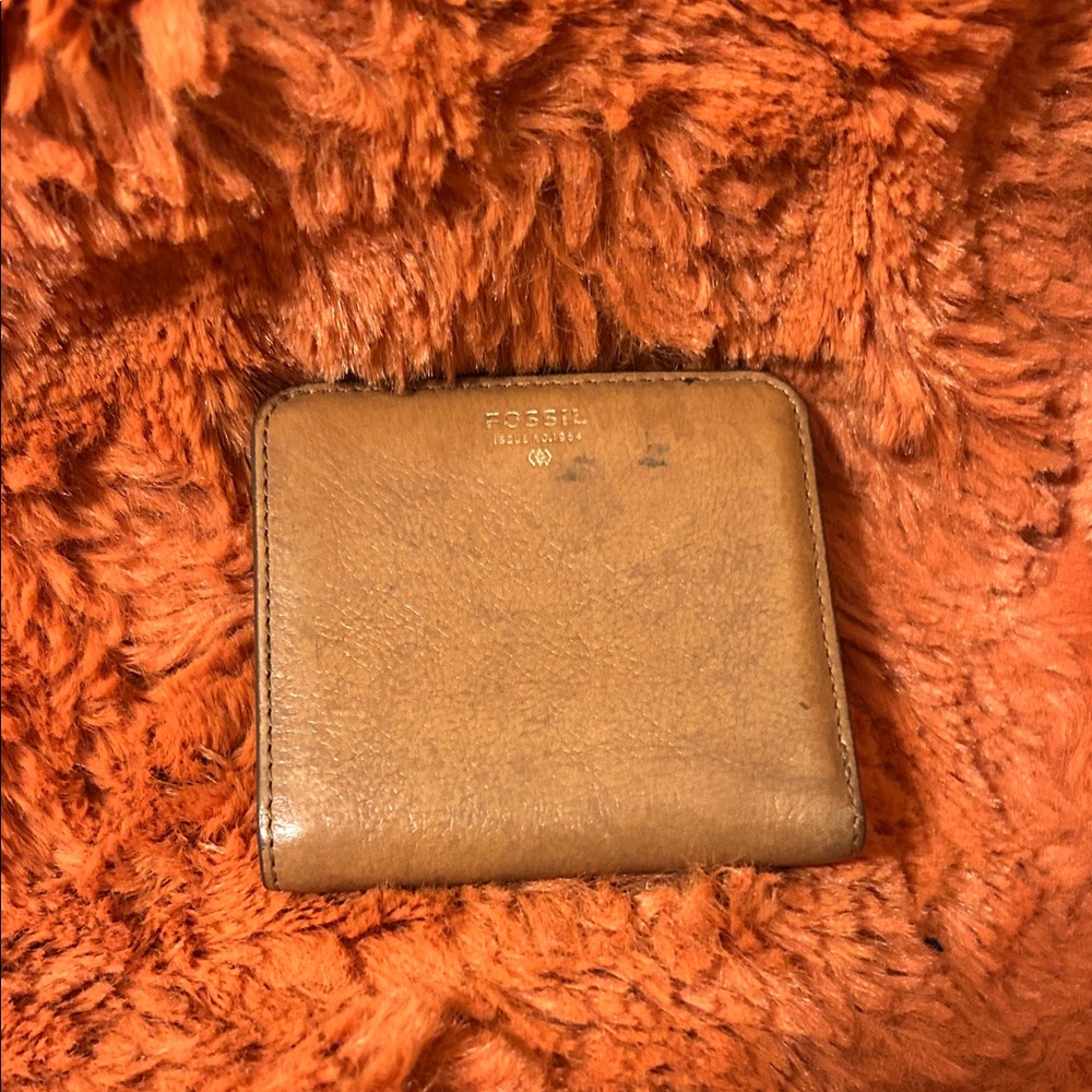 Fossil Tan Leather Wallet